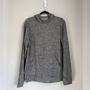 Men’s Outdoor Voices Cloudknit Gray Pullover Hoodie Heathered Medium